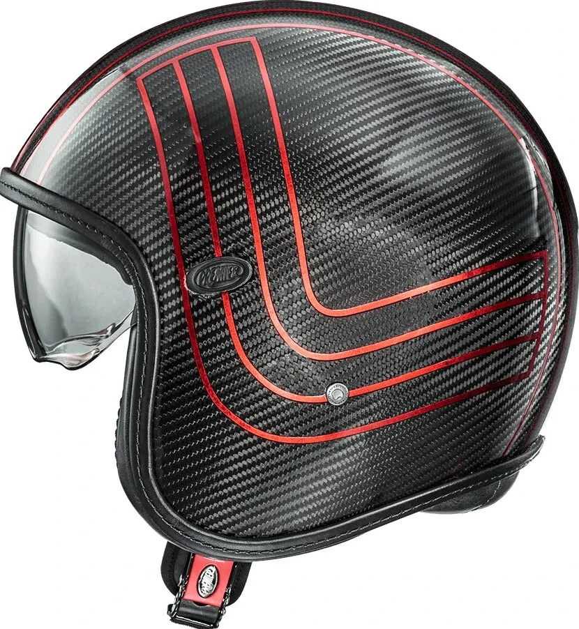 HELMET VINTAGE PLATINUM CARBON EXRED XS