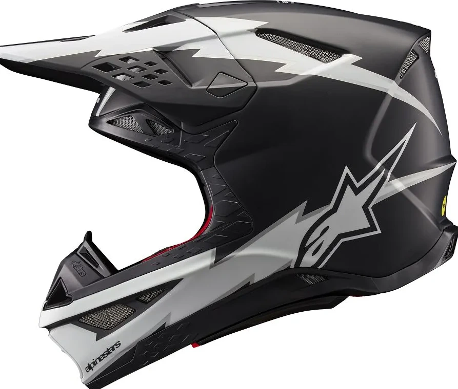 HELMET SM10 AMP BLK/WT S