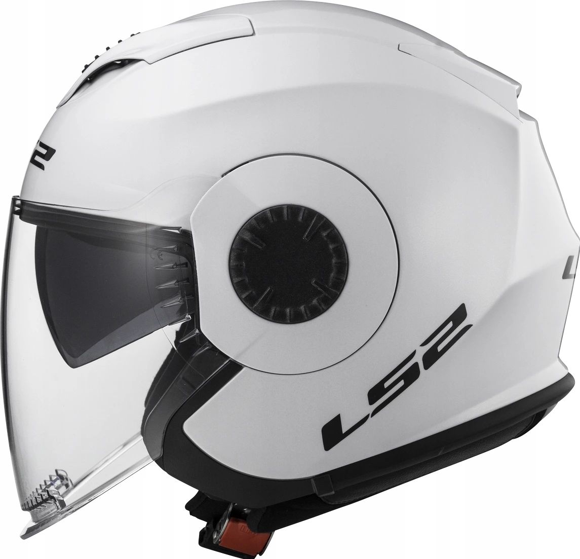 LS2 OF570 VERSO SINGLE MONO helmet - Gloss White, M