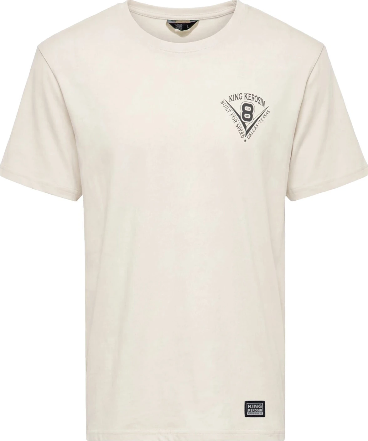 King Kerosin Daytona Speedway t-shirt, off White, White, M