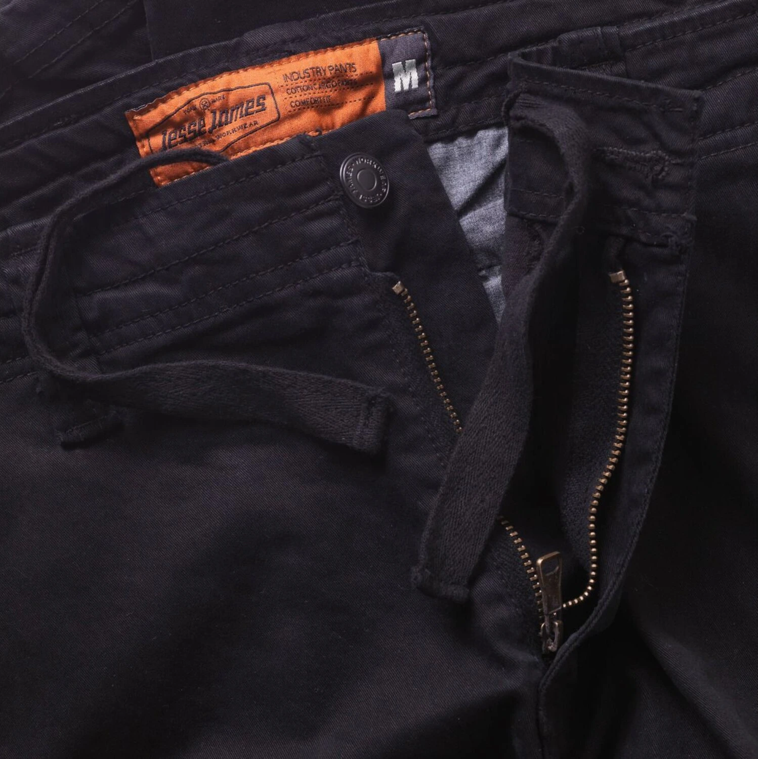 WCC M-65 cargo pants, Black, L