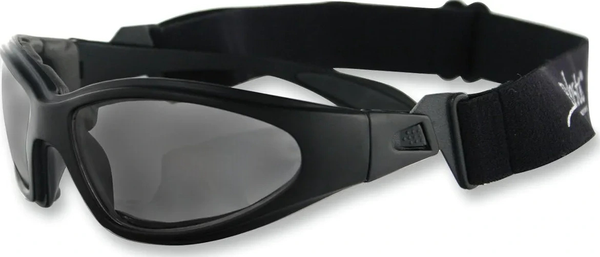 SUNGLASSES CONVERTIBLE GXR BLACK W/ SMOKE LENS