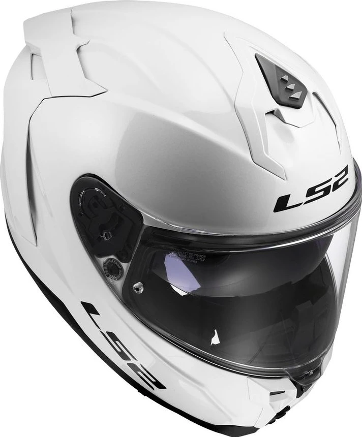LS2 FF817 CHALLENGER II SOLID Helmet - Gloss White, S
