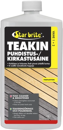 Star brite One Step Teak Cleaner & Brightener 1L