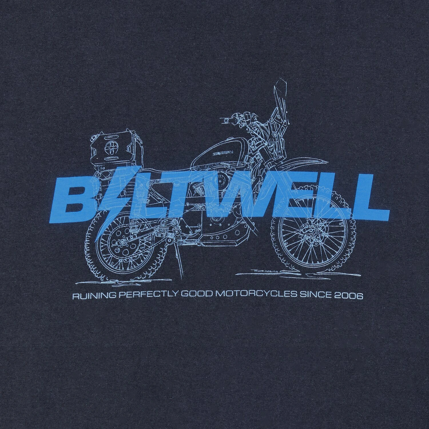 Biltwell ADVXL long sleeve t-shirt, Black, S