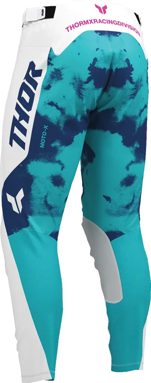 PANT LAUNCHMODE BLEACH WHT/AQ 44