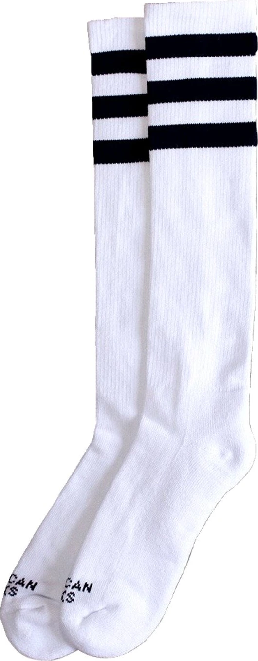American Socks Old School Knee High socks, White, One size fits most