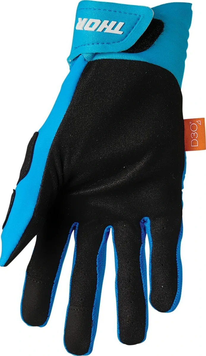 GLOVE REBOUND BLUE/WH SM