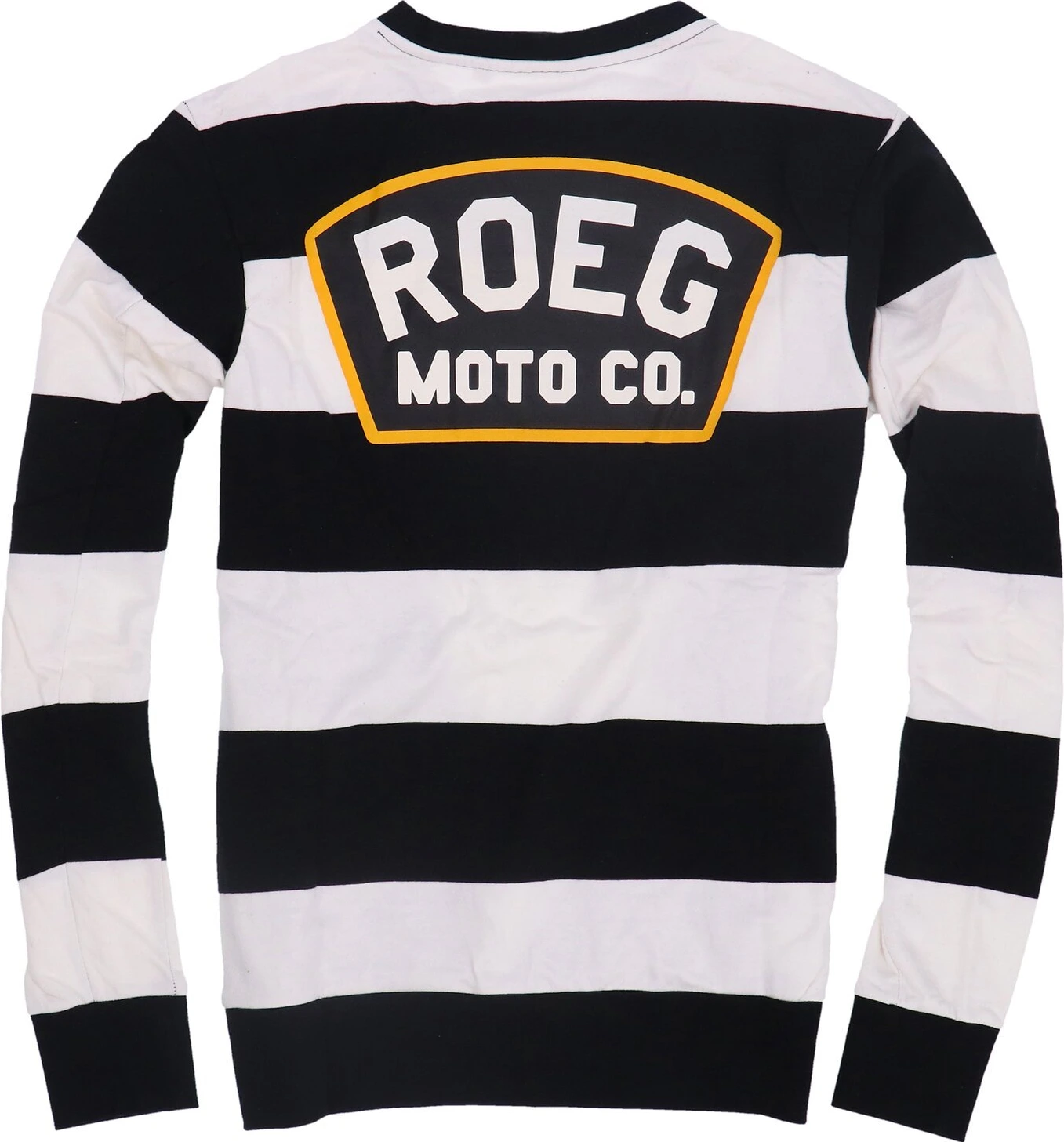Roeg Shawn stripe sweatshirt, off White, White, black, M