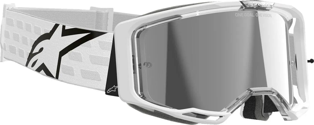 GOGGLE VISION 8 CORP WHT MIRROR-SIL