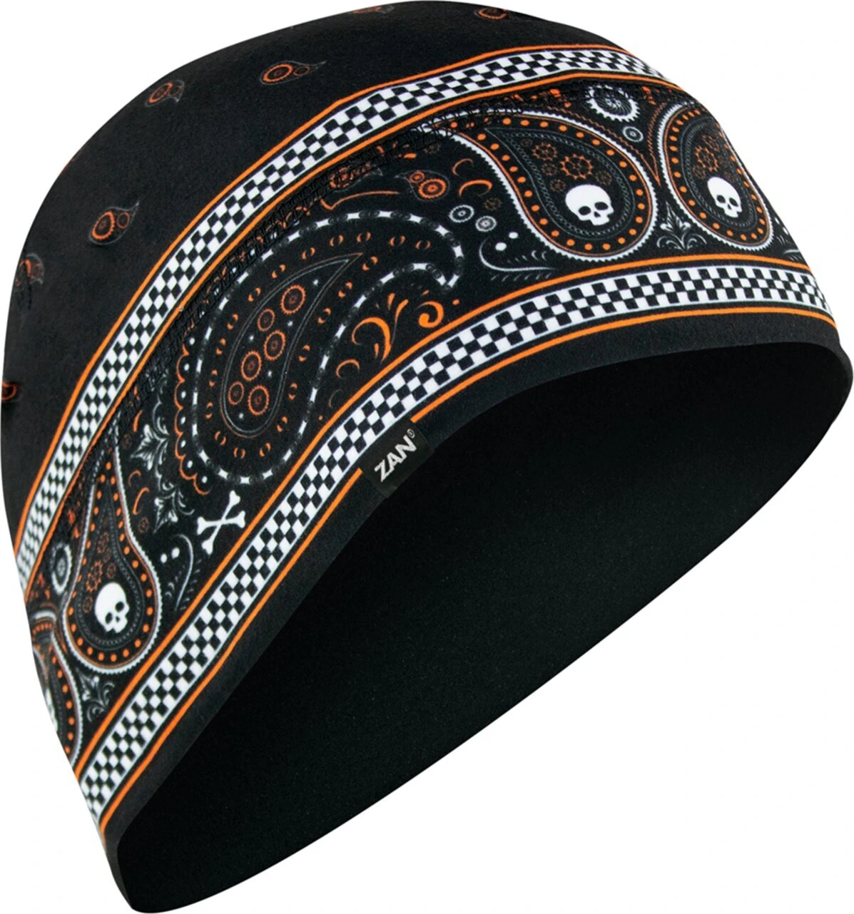 ZANheadgear Helmet beanie sportflex, classic Black, bandana Black