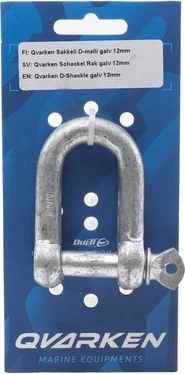 Qvarken D-Shackle galv 14mm