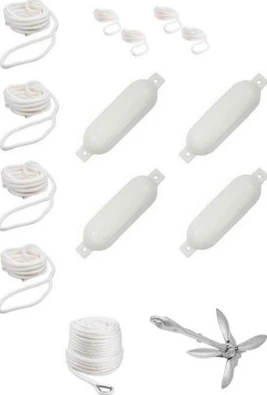 Qvarken Mooring kit Medium 12mm white