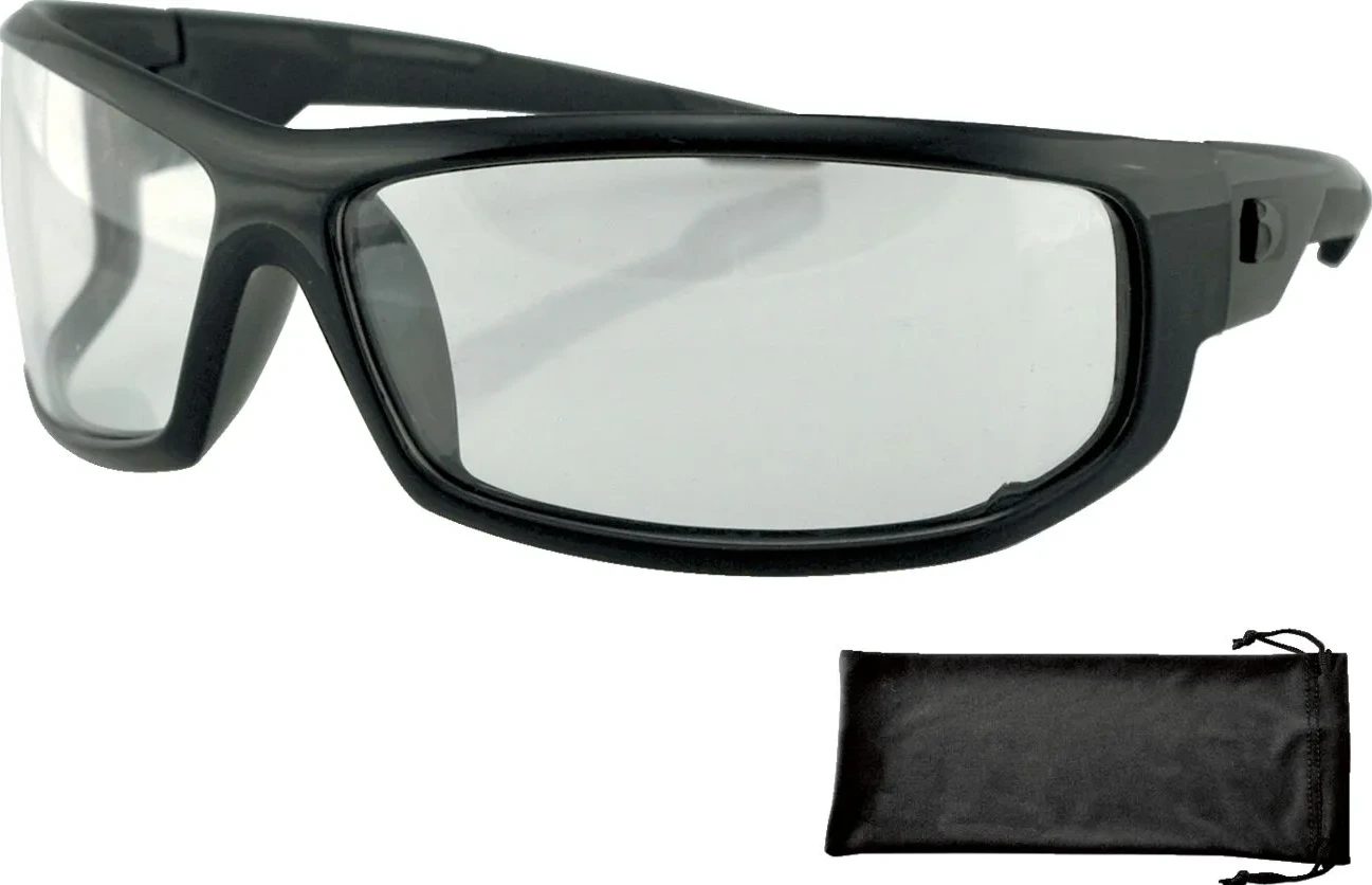 SUNGLASSES AXL BLACK W/ CLEAR LENS