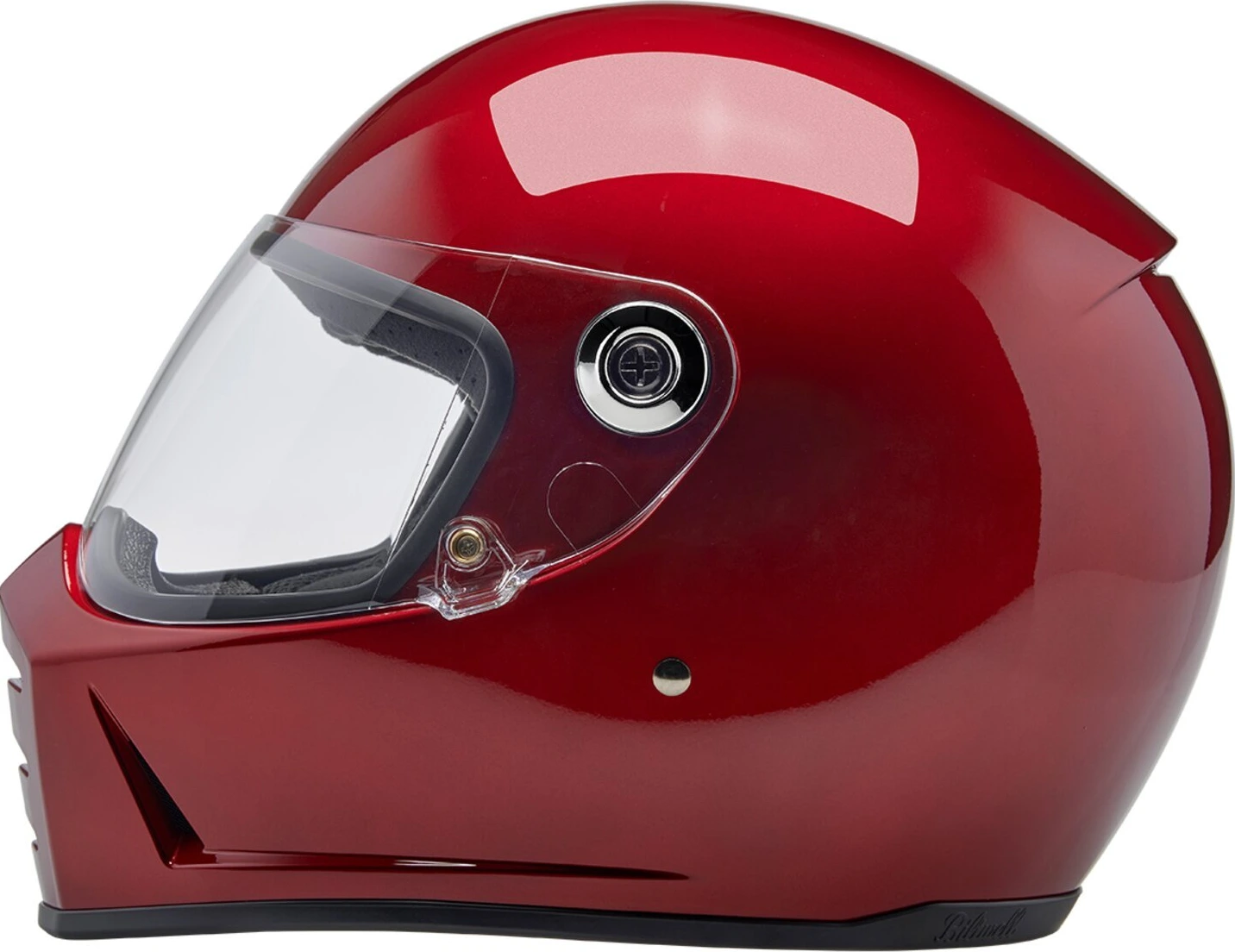 Biltwell Lane Splitter helmet, cherry Red, Red, XS, Metallic