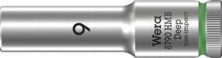 Wera, deep socket size 9mm