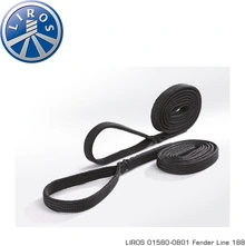Fender line black 8mm x 2m spliced eye
