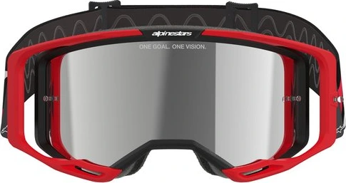 Alpinestars Goggle Vision 8 LUAR Red/ Black/ Mirror SILVER