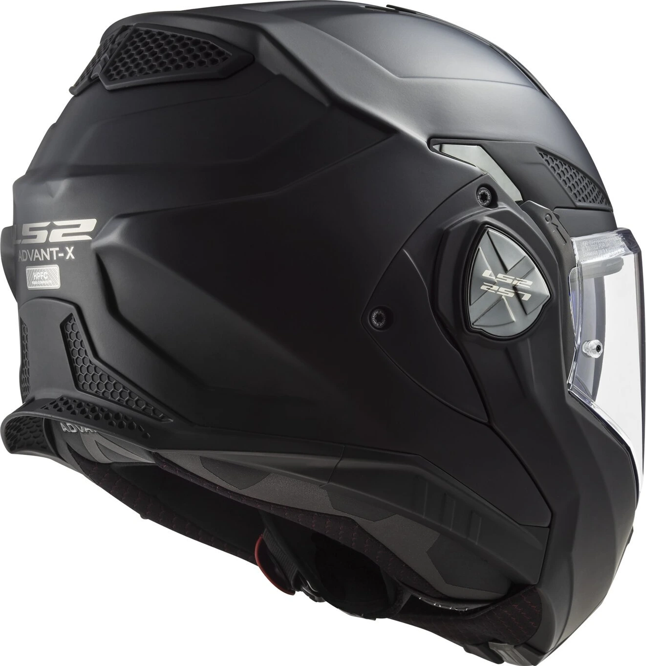 LS2 Advant X helmet, solid Black, Black, S, matt