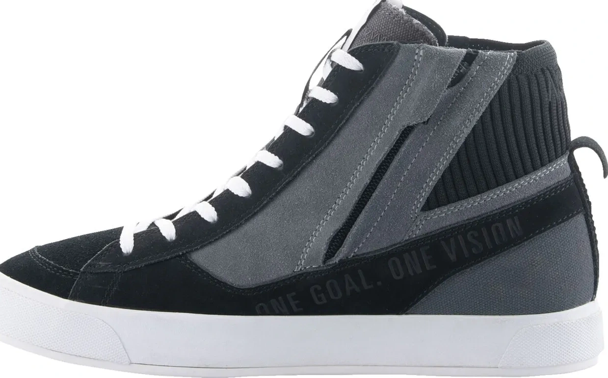 SHOE STATED BLK/GRY/WHT 8