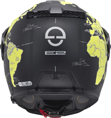 Schuberth Helmet E2 Atlas Matt Yellow/Grey, 53 XS