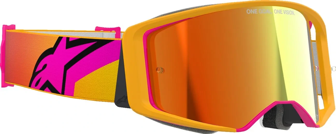 GOGGLE SUPERTECH CORP YLW/PNK MIRROR-RED