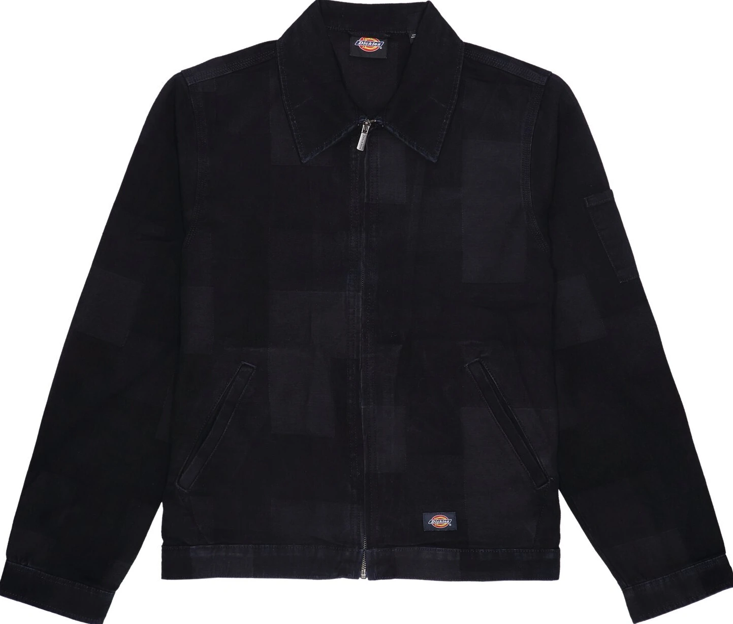 Dickies Jacquard Eisenhower jacket rinsed, Black, 2XL