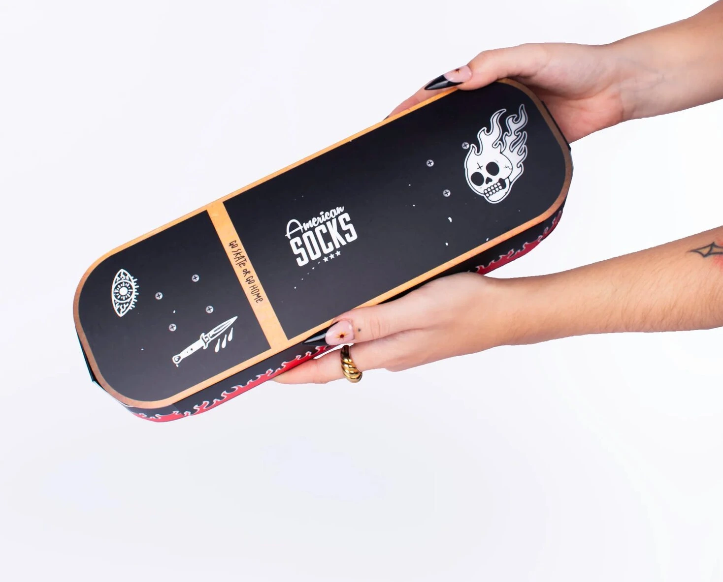 American Socks Skateboard gift box, Multi-color, L/XL