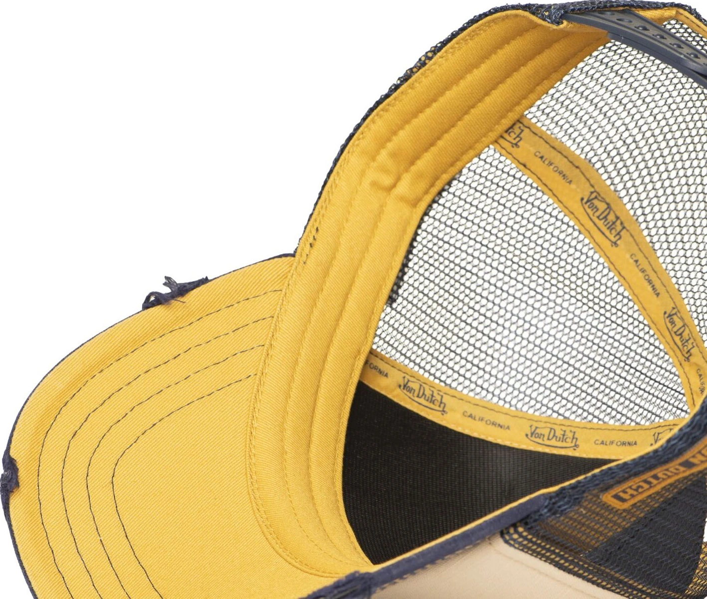 Von Dutch Trucker crew cap hard race, Beige