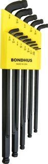 Bondhus, Stubby allen head / ball-end wrench set, US sizes