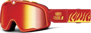 100% Barstow goggle Death Spray mirror red lens