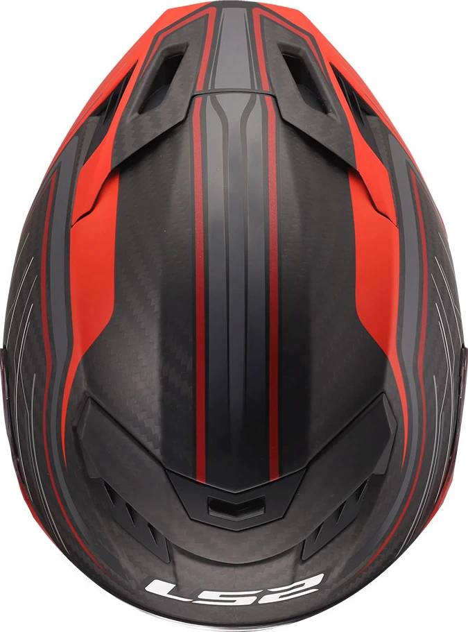 LS2 FF807 DRAGON SUBIC Helmet - 3XL, Red