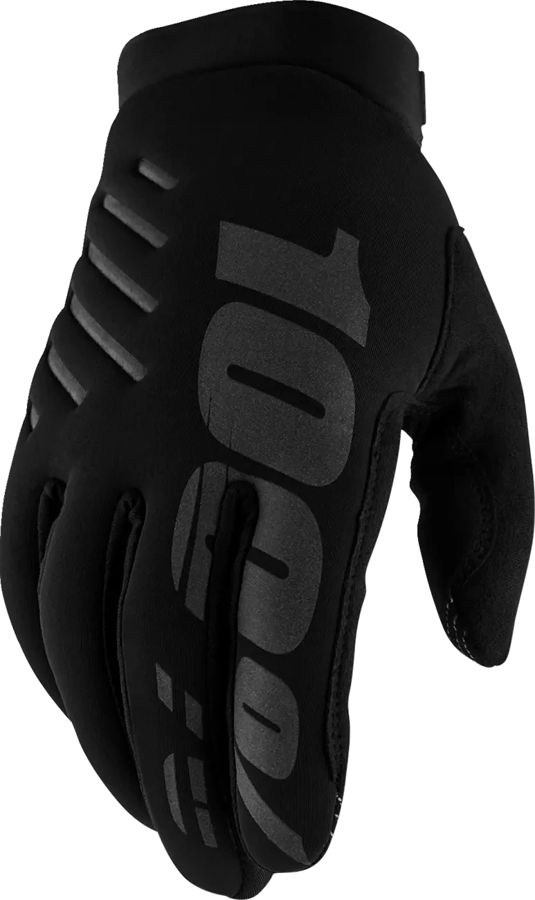 GLOVE WM BRISK BK/GY S