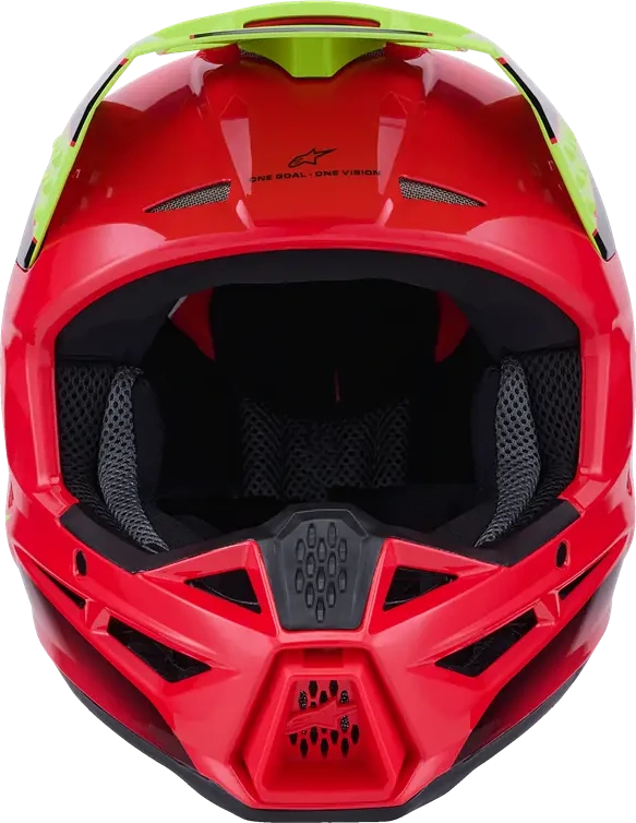 HELMET SM3 FRAY RED/YL/BLK S