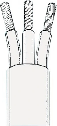 three-pole cable Ø mm 2.5 (reel 50 m)