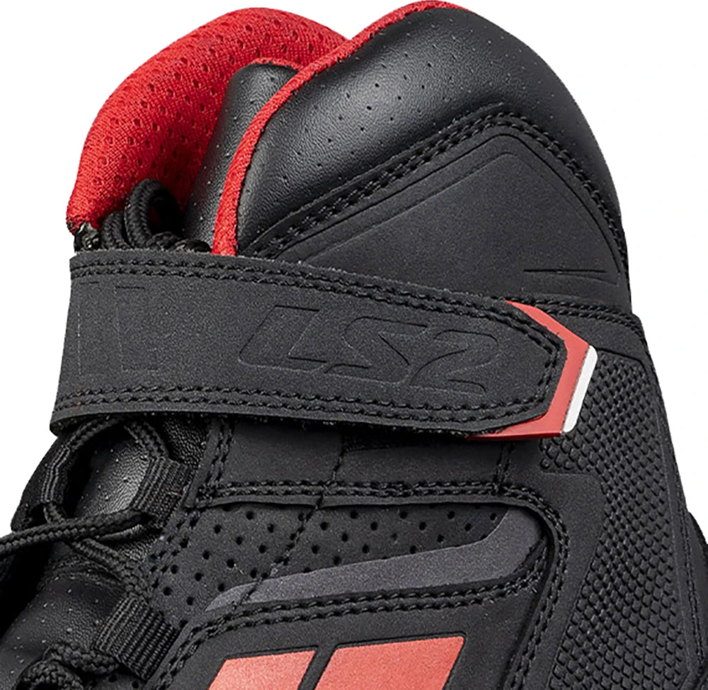 LS2 Garra Lady Boots - Black Red, 41