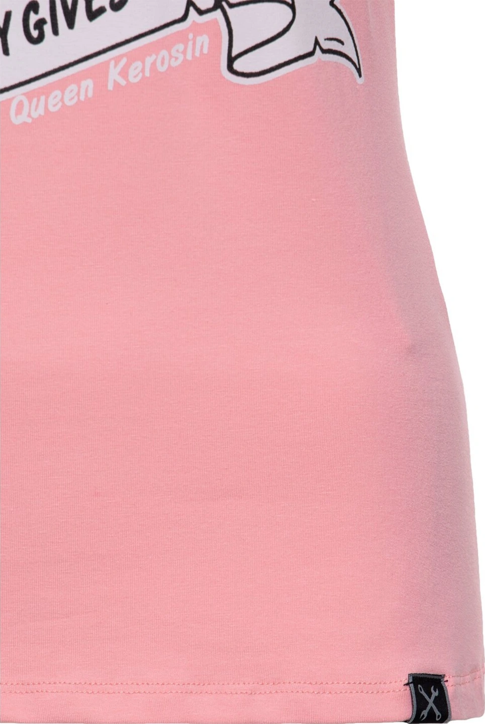 Queen Kerosin Nobody Gives A Shit t-shirt rose, Pink, S