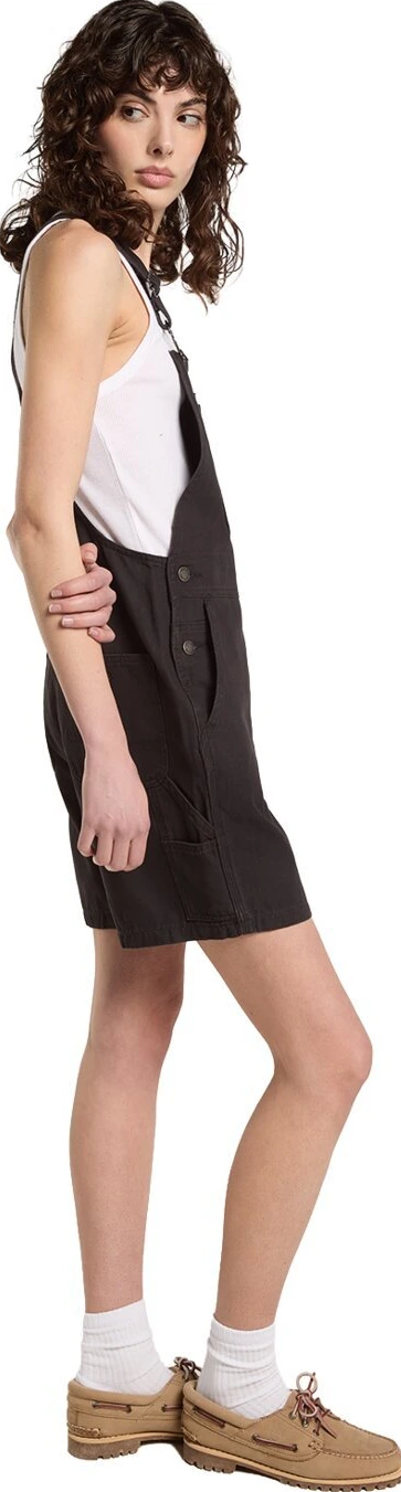 Dickies Canvas short female bib, Black, L