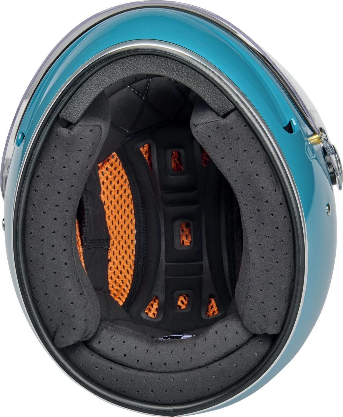 Biltwell Gringo SV helmet gloss atlantic teal, Blue, M