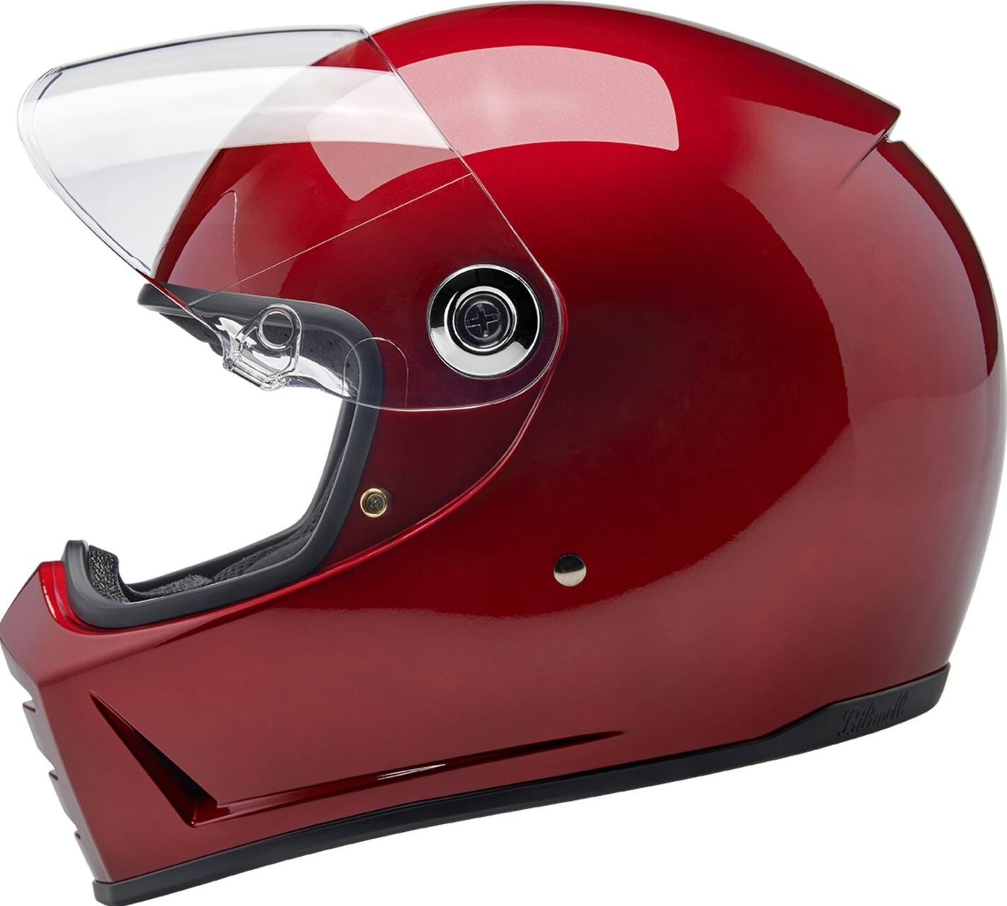 Biltwell Lane Splitter helmet, cherry Red, Red, XS, Metallic