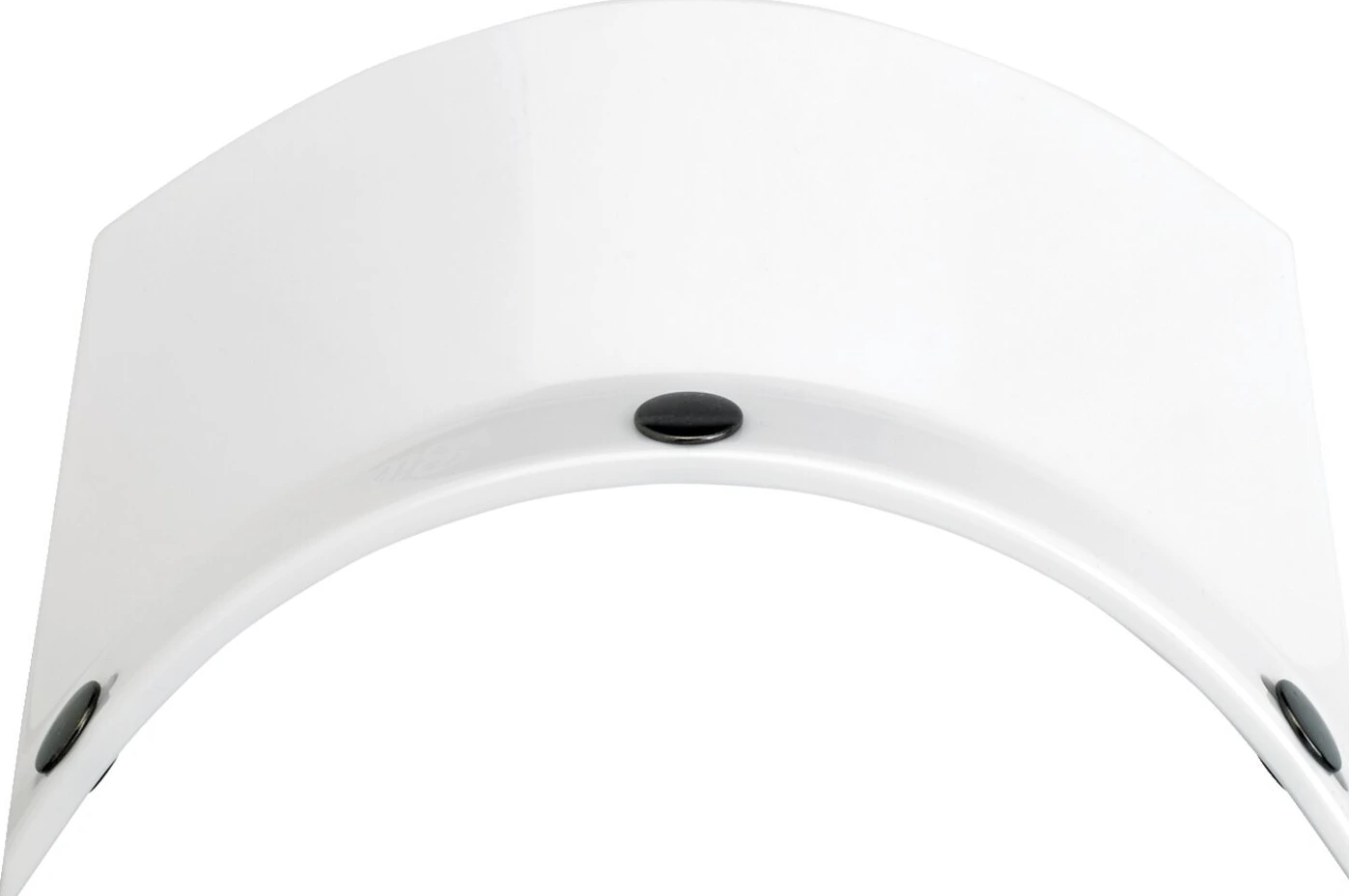 Biltwell Moto peak, White, Gloss