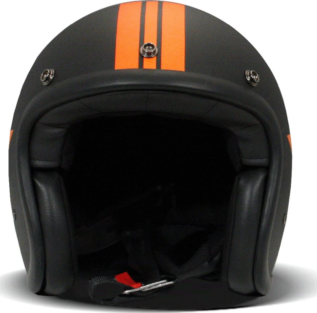 DMD Retro helmet, star Black, orange, XS, Graphic