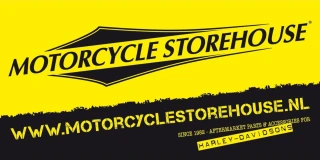 Motorcycle storehouse Logo sticker medium