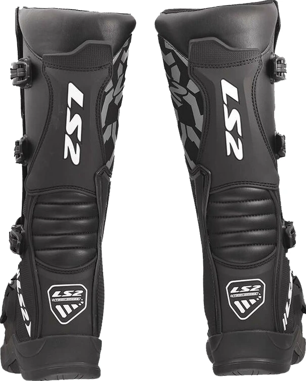 LS2 Raptor Man Boots - 41, Black