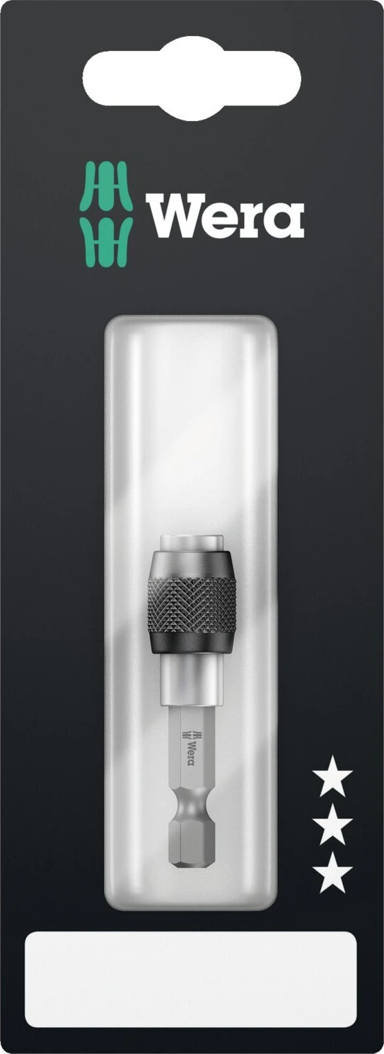 Wera 1/4" bit holder with chuck, 52 mm