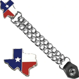 Vest extender Texas state flag