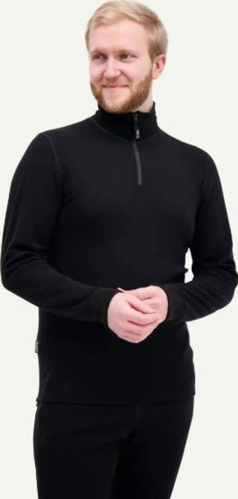 SVALA Shirt Merino Extreme Zip-Neck black, 2XL