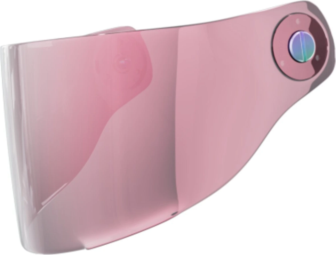 John Doe Set ECE visor silver lime mirror, Pink
