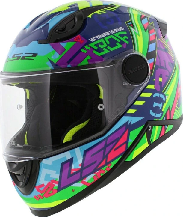 LS2 FF812 KID SVENT Helmet - S, Blue Green