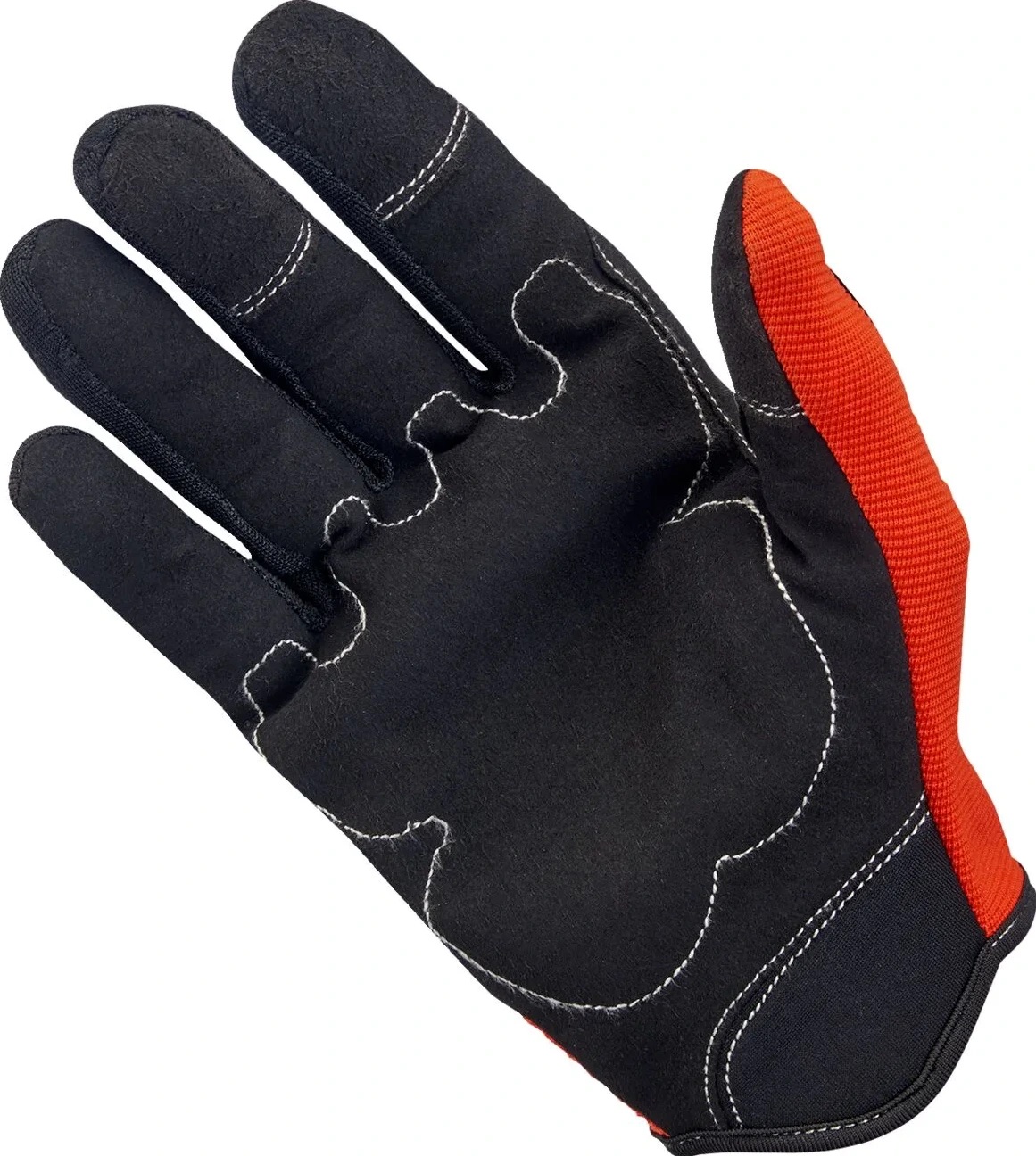 GLOVES MOTO ORG/BLK SM